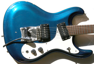 Mosrite 1965 Ventures Guitar Body Top