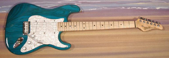 Swamp Ash 1 pc lightweight Guitar blk kiln dried 17”x 13" x 1.90" 7.5 LB White 