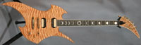 Abstract Rockingbird Custom Electric Guitar with Natural Quilted Maple Top
