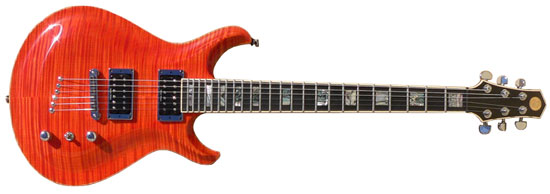 Roman Abstract Avanti USA Made Custom Electric Guitar