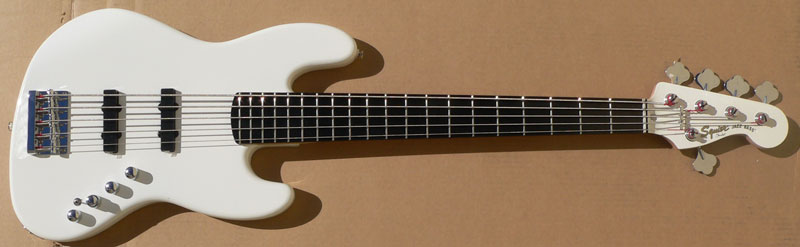 Fender Squier Deluxe Jazz V Active Bass - Ed Roman Guitars
