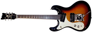 Left Handed Mosrite Guitar