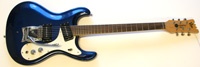 Mosrite Ventures Guitar, Ink Blue, Ed Roman Guitars