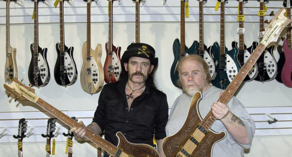 Lemmy, Motorhead, Ed Roman Guitar Builder, Rickenbacker Bass