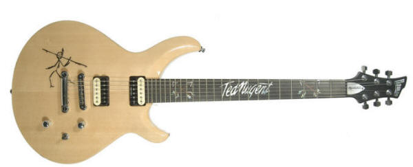 Ted Nugent, Replaced Gibson Byrdland, Ed Roman Guitars, Las Vegas, Nevada