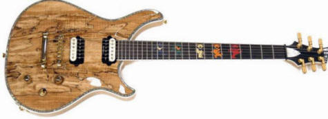 Quicksilver Spalted Maple Guitar, By Ed Roman in Las Vegas