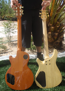 Quicksilver Guitars versus Les Paul Guitars
